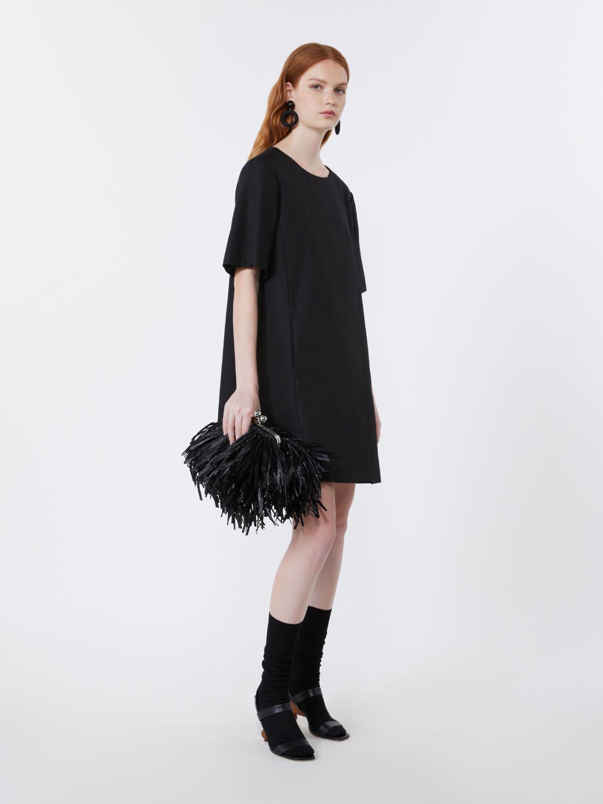 Cotton and linen canvas short dress by MAX MARA
