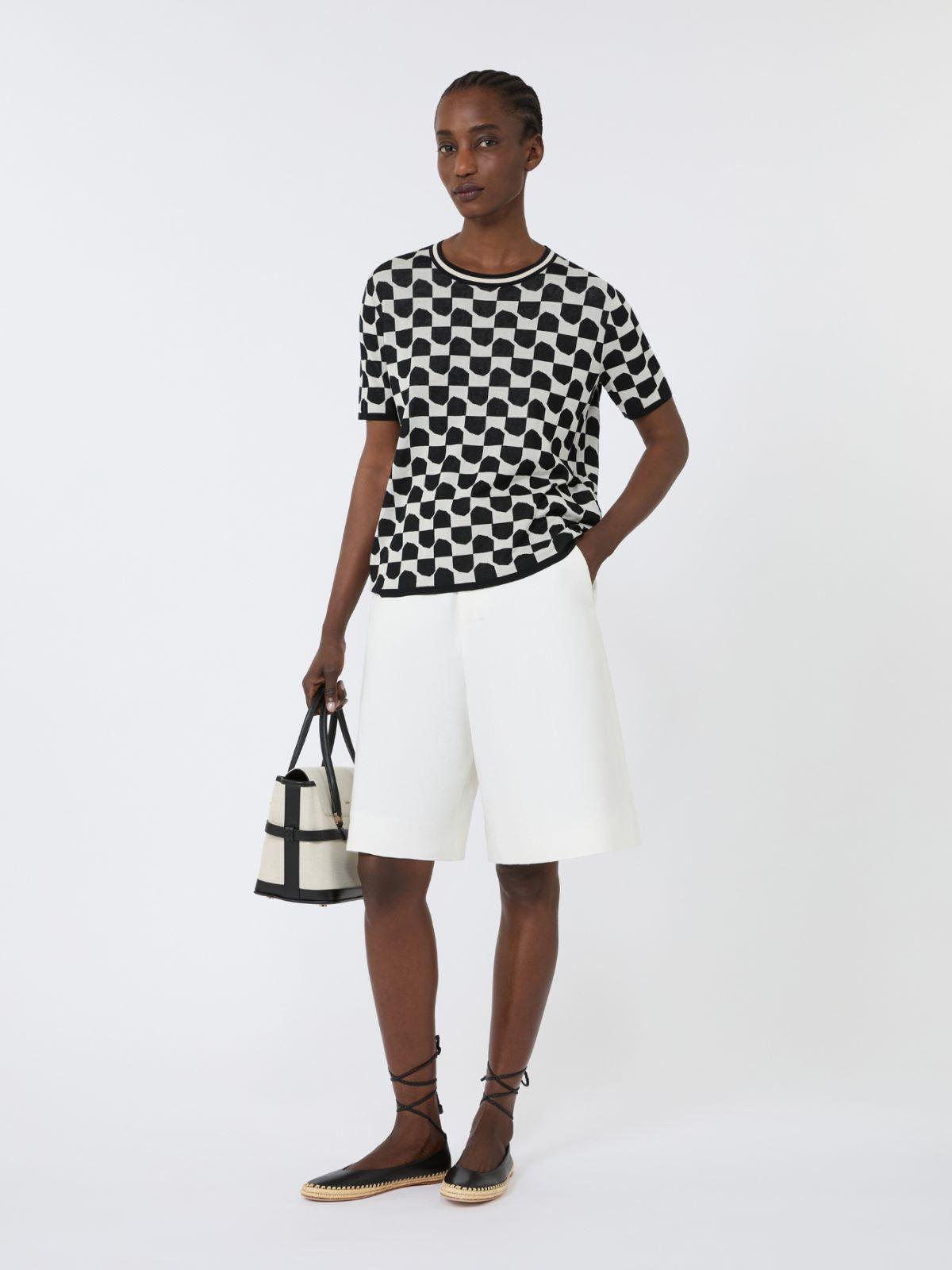 Cotton and viscose jacquard jumper by MAX MARA