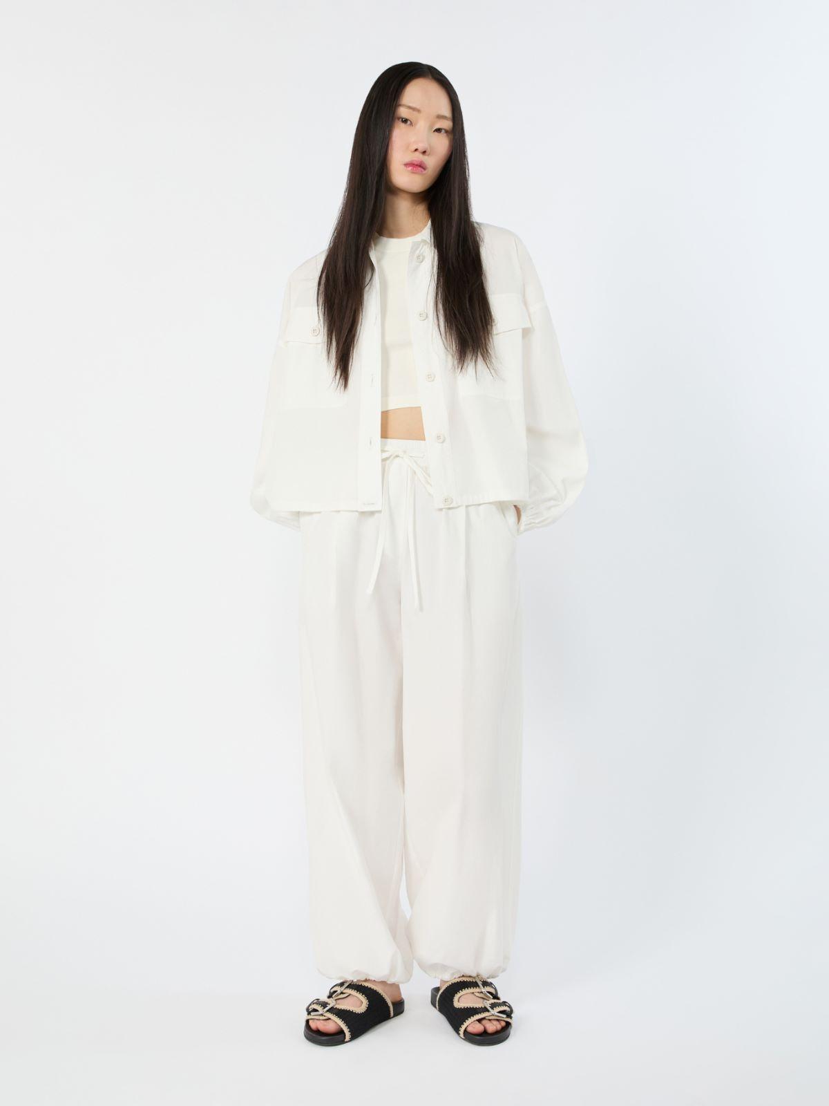 Cotton baggy trousers by MAX MARA
