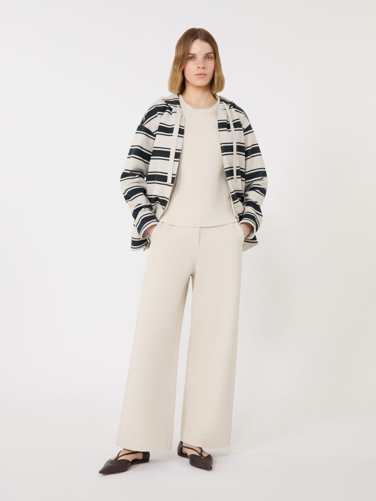Cotton blend jersey top by MAX MARA