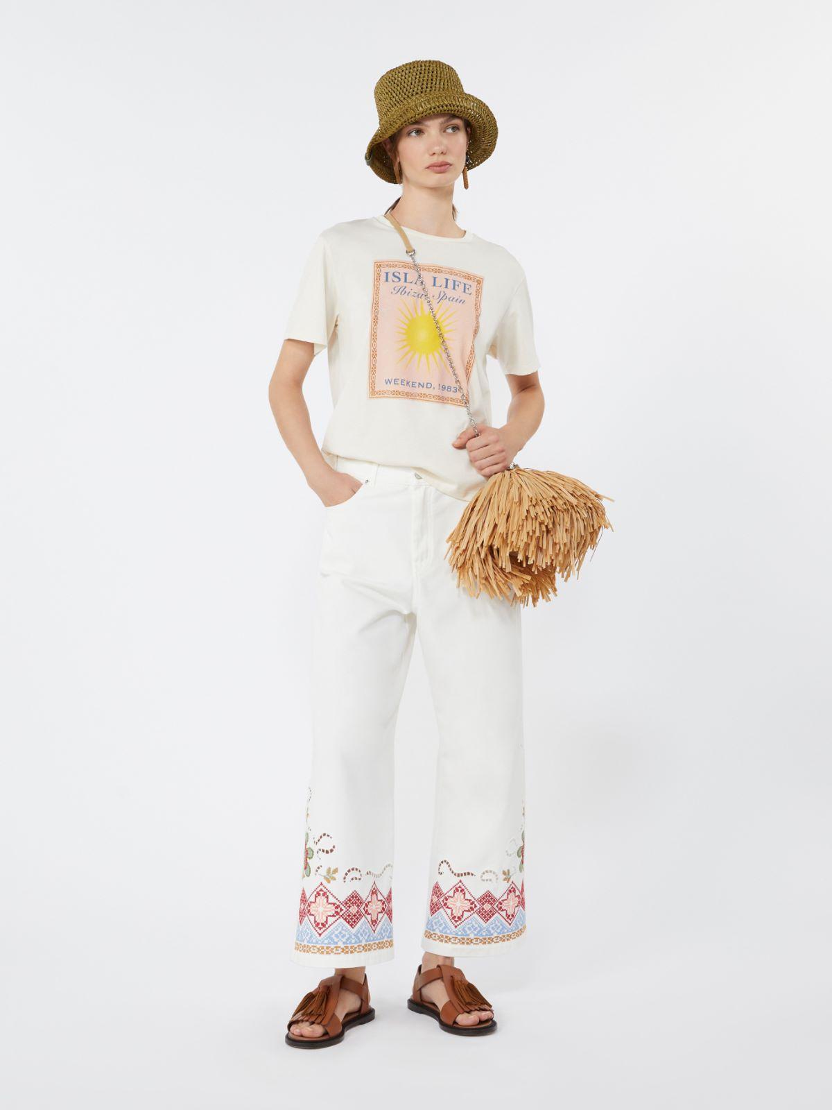 Cotton bull trousers by MAX MARA