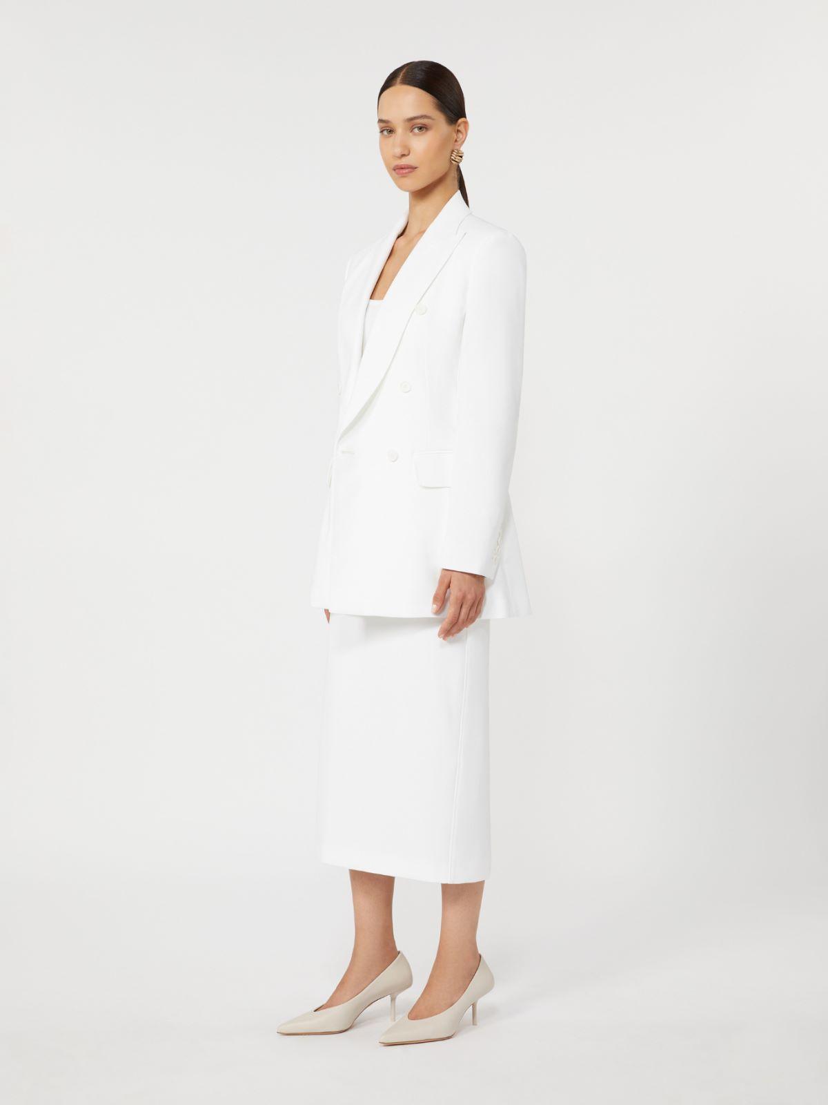 Cotton crepe canvas blazer by MAX MARA