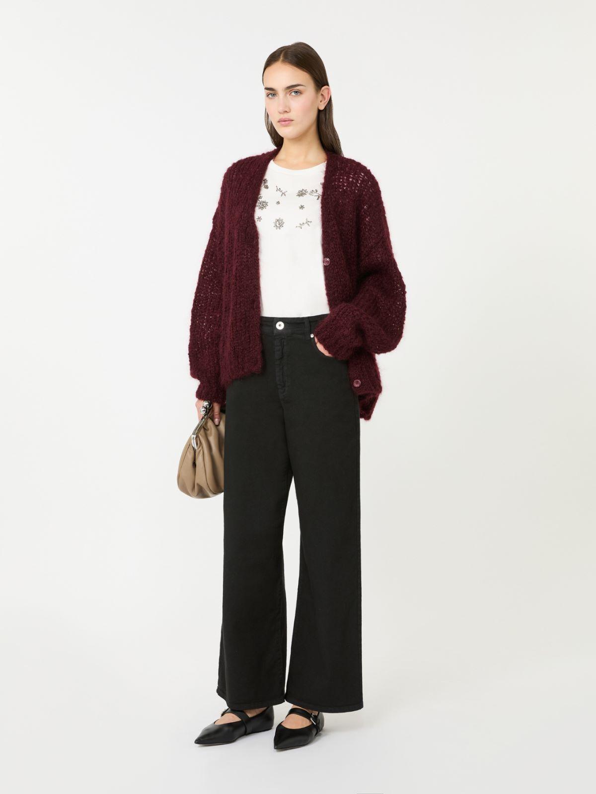 Cotton drill wide-leg trousers by MAX MARA