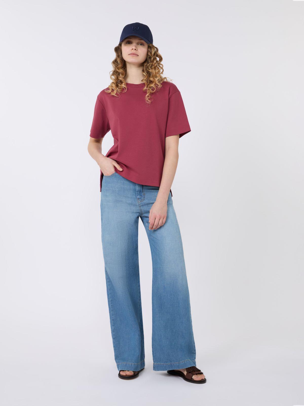 Cotton jersey boxy T-shirt by MAX MARA