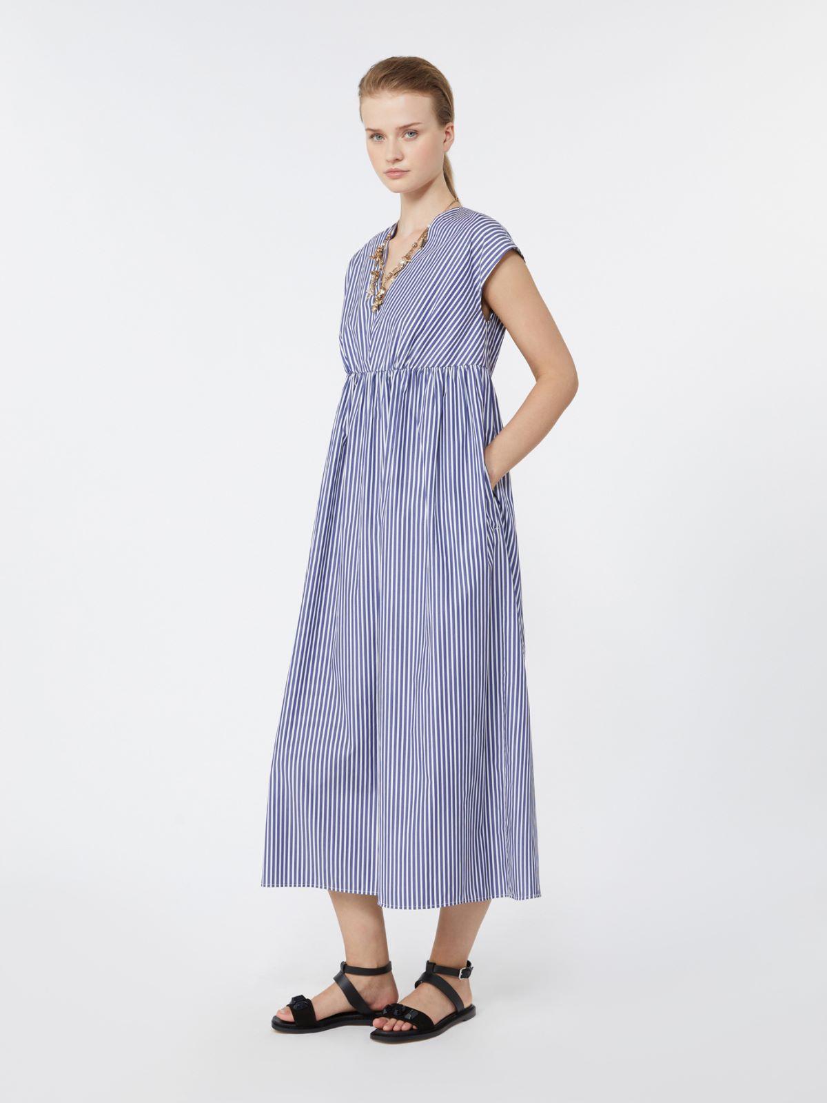 Cotton-poplin A-line dress by MAX MARA