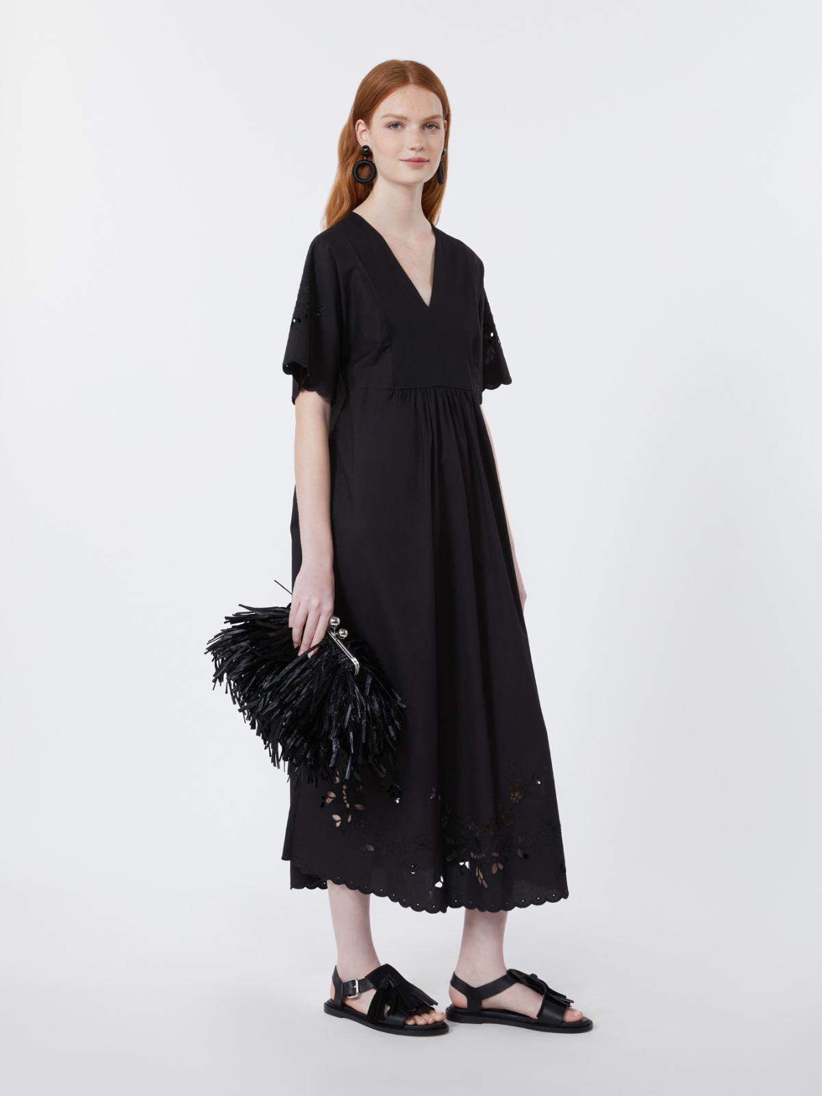 Cotton poplin and jersey dress by MAX MARA
