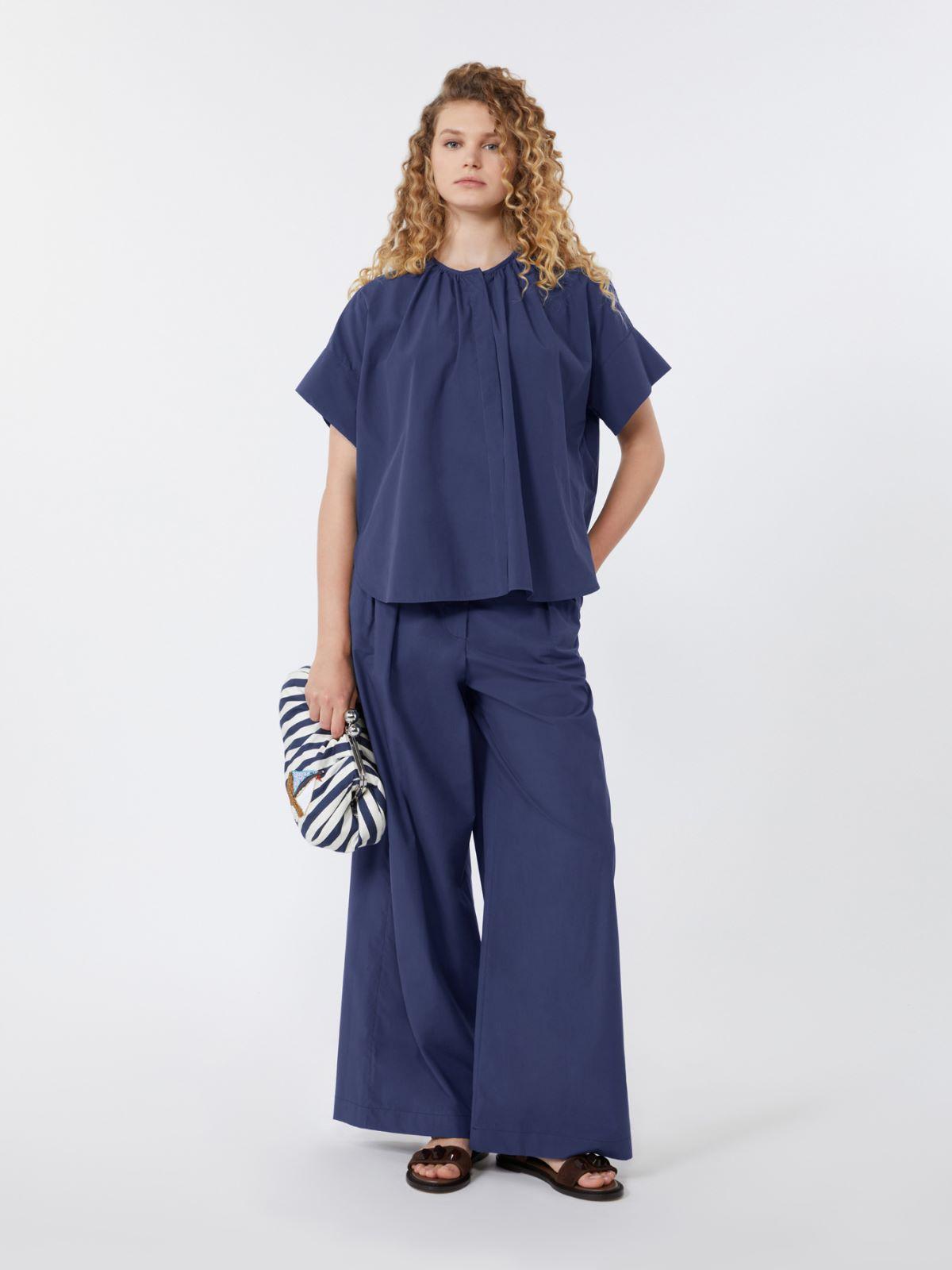 Cotton poplin crew-neck shirt by MAX MARA