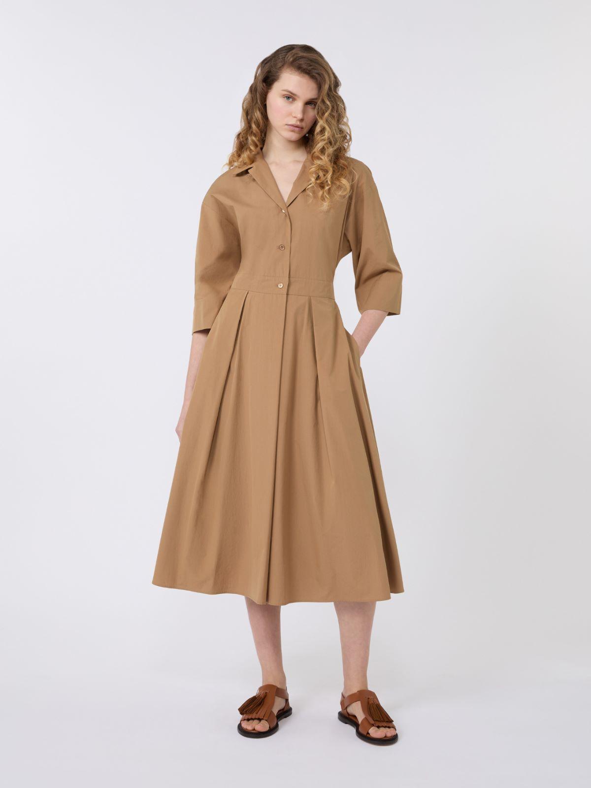 Cotton-poplin midi shirt dress by MAX MARA