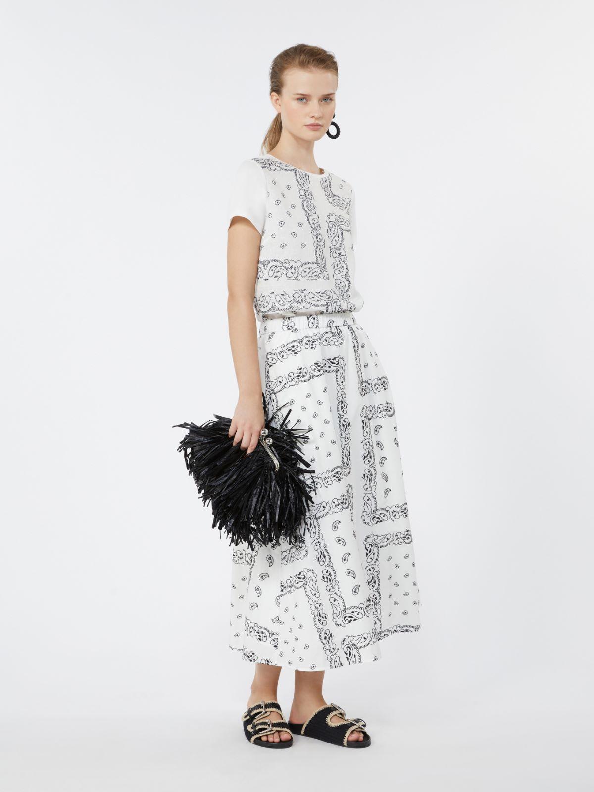 Cotton-poplin midi skirt by MAX MARA