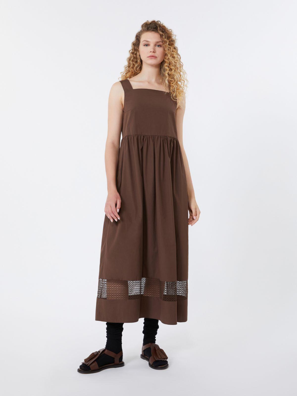 Cotton-poplin sleeveless dress by MAX MARA