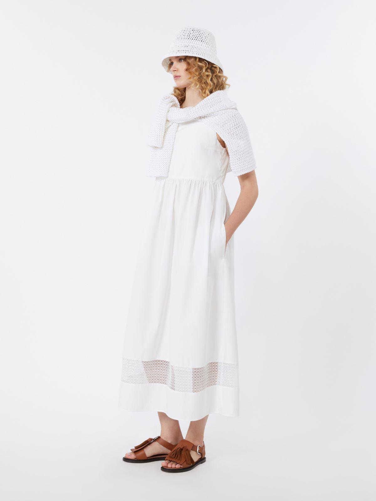 Cotton-poplin sleeveless dress by MAX MARA