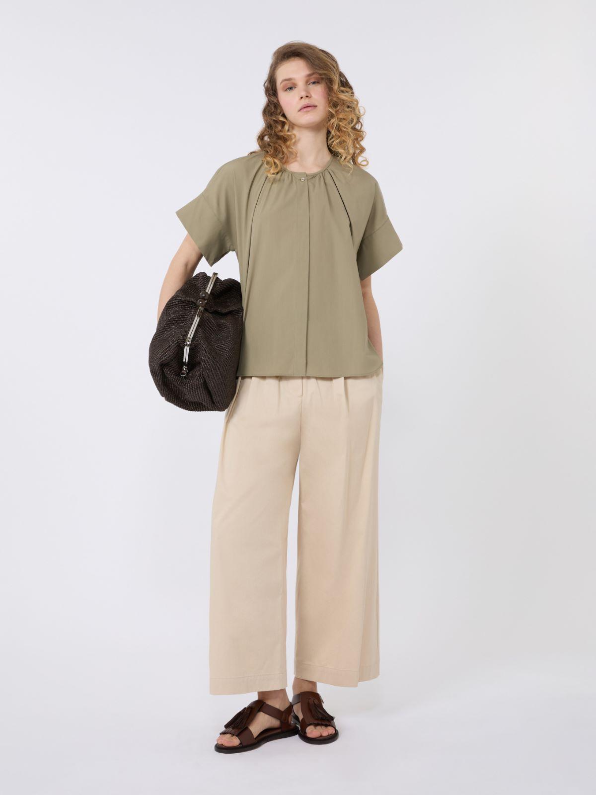 Cotton rasetto trousers by MAX MARA