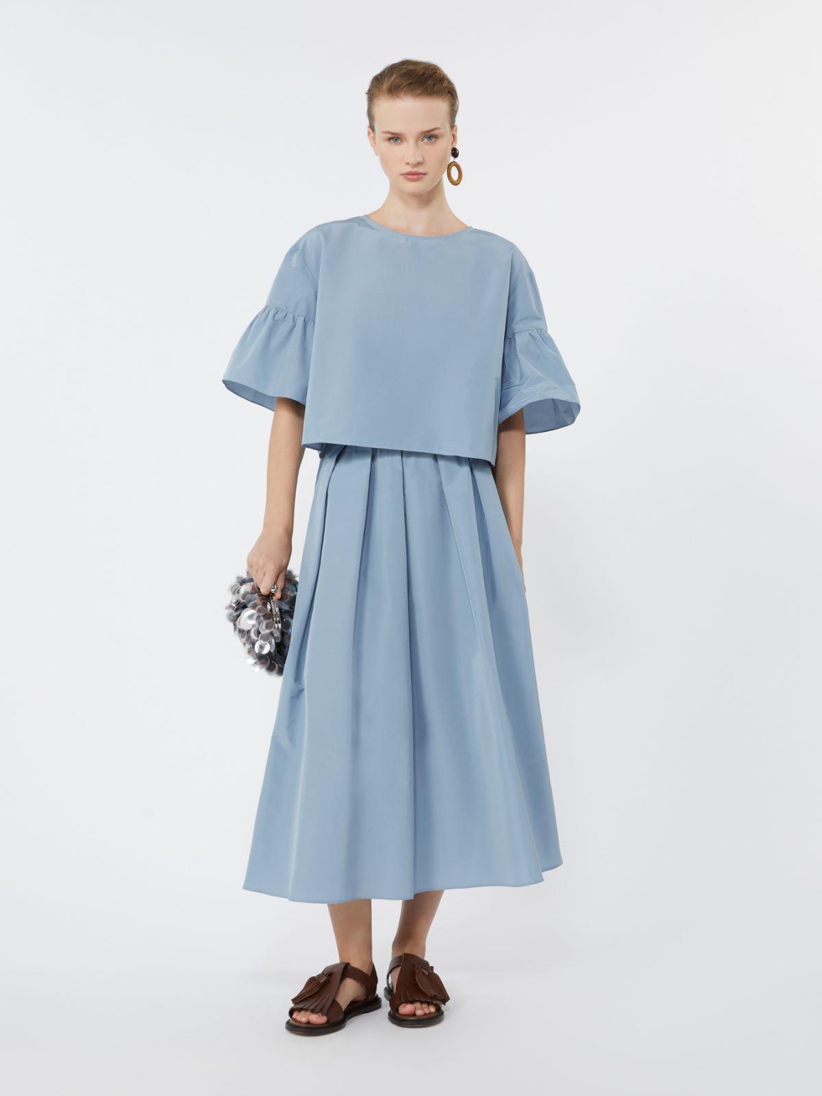 Cotton taffeta cropped blouse by MAX MARA