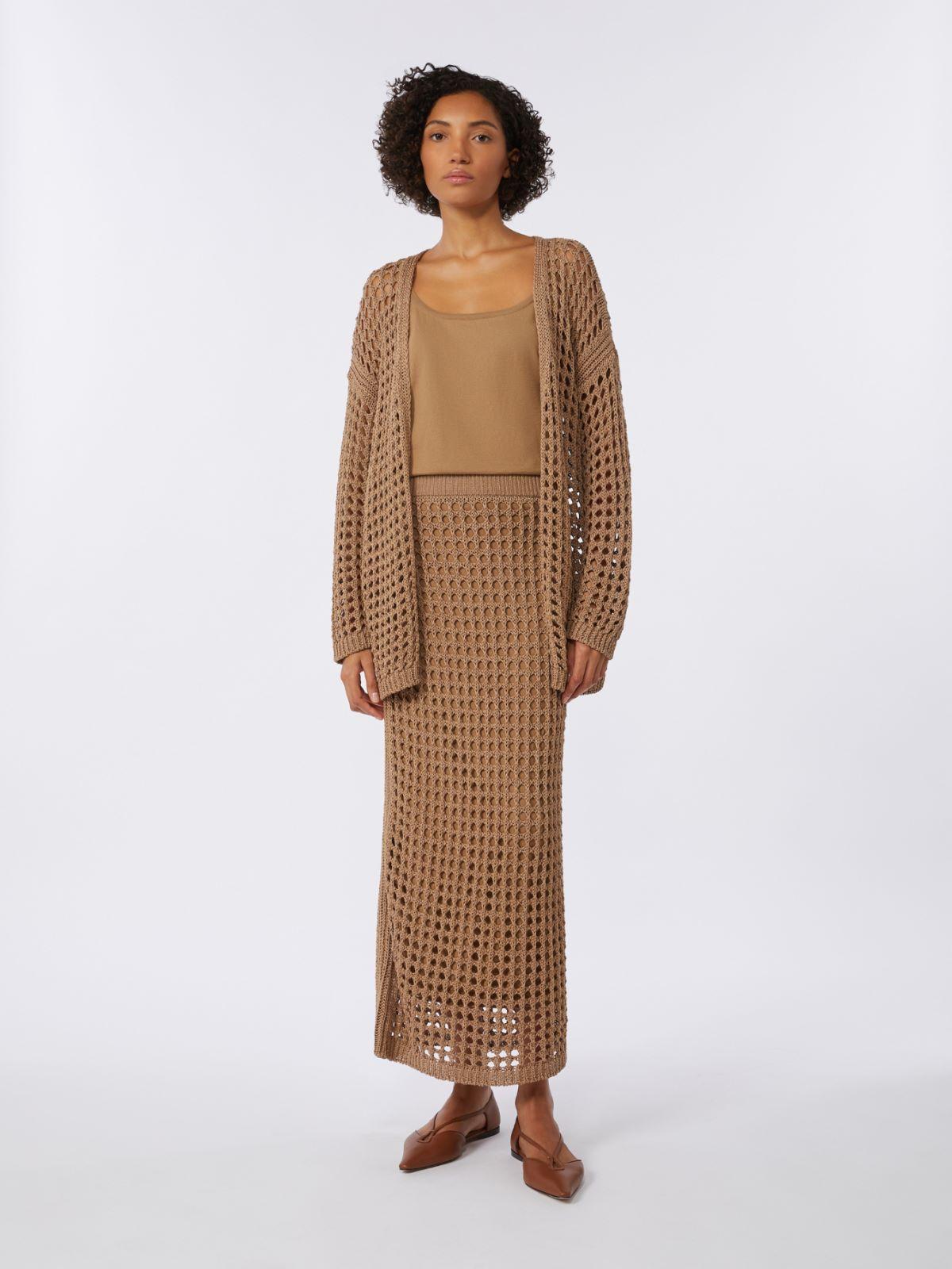 Cotton yarn sleeveless jumper by MAX MARA