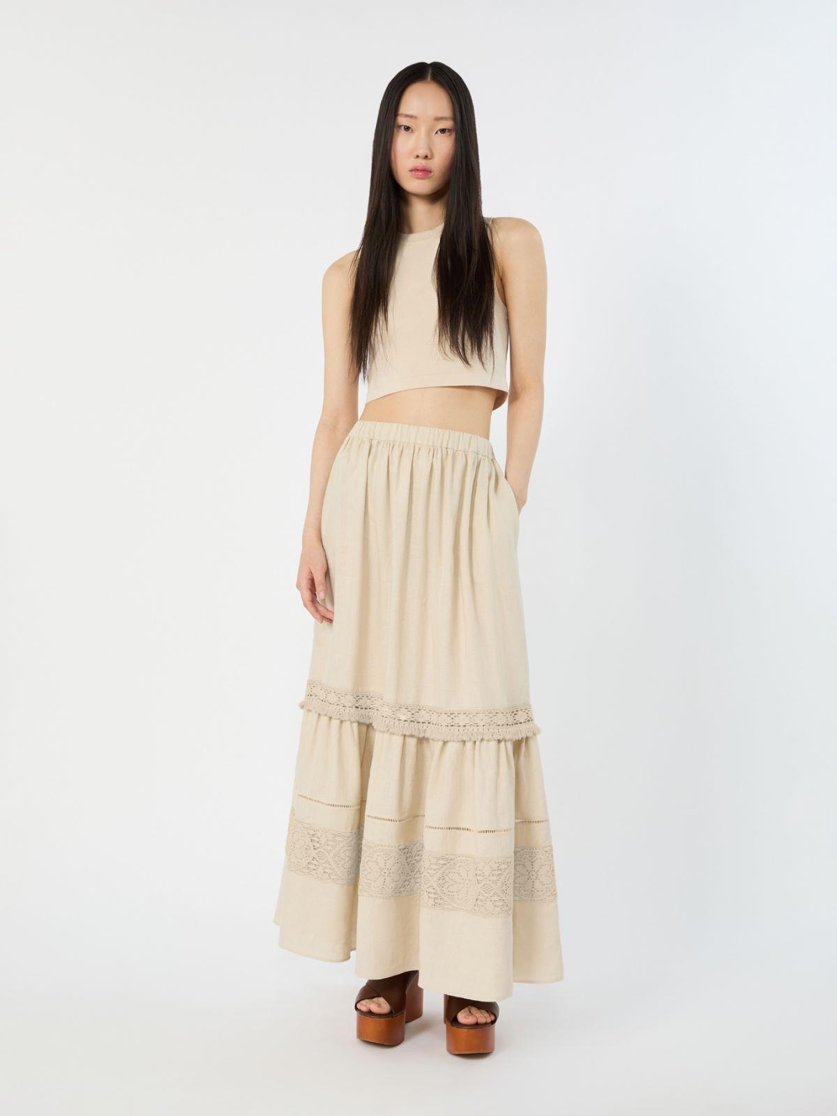 Crop top in viscose yarn by MAX MARA