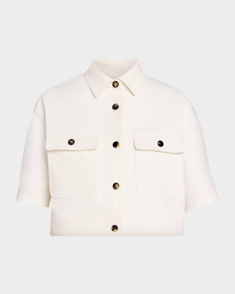 Cropped Button-Down Jacket by MAX MARA