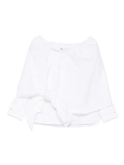 Curvone bow-detail shirt by MAX MARA