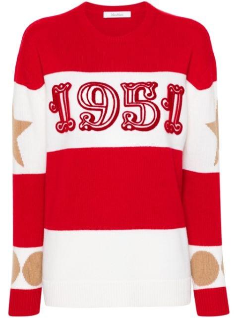 Dirce striped knitted jumper by MAX MARA