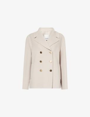 Double-Breasted Short Wool Jacket by MAX MARA
