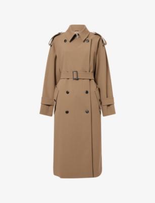 Double-Breasted Wool Trench Coat by MAX MARA