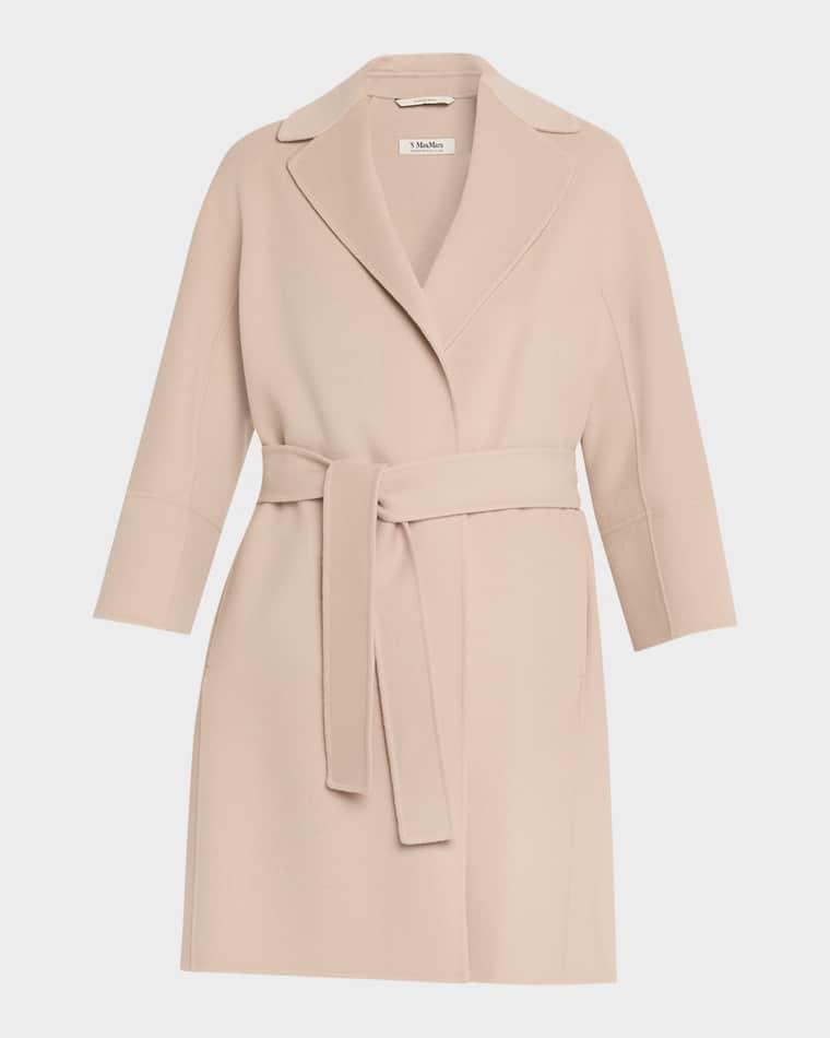 Double-Faced Wool Wrap Coat by MAX MARA