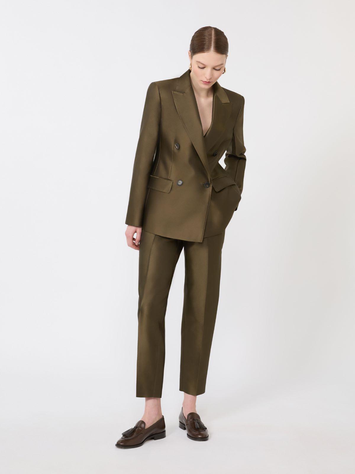 Double-breasted Shantung blazer by MAX MARA