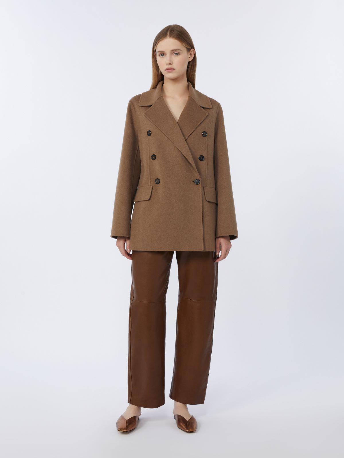 Double-breasted double-faced wool jacket by MAX MARA