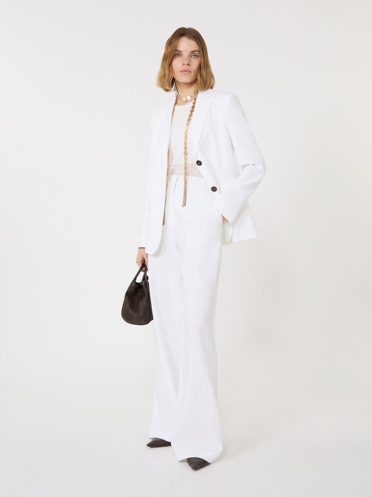 Double cotton crêpe blazer by MAX MARA