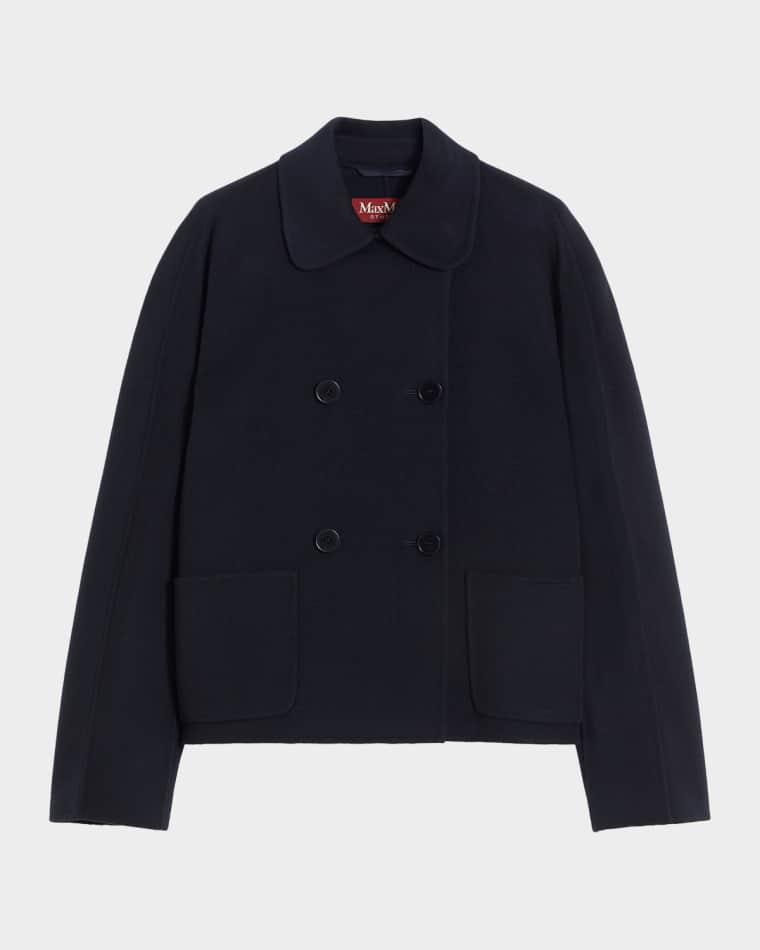 Eden Double-Breasted Broadcloth Jacket by MAX MARA