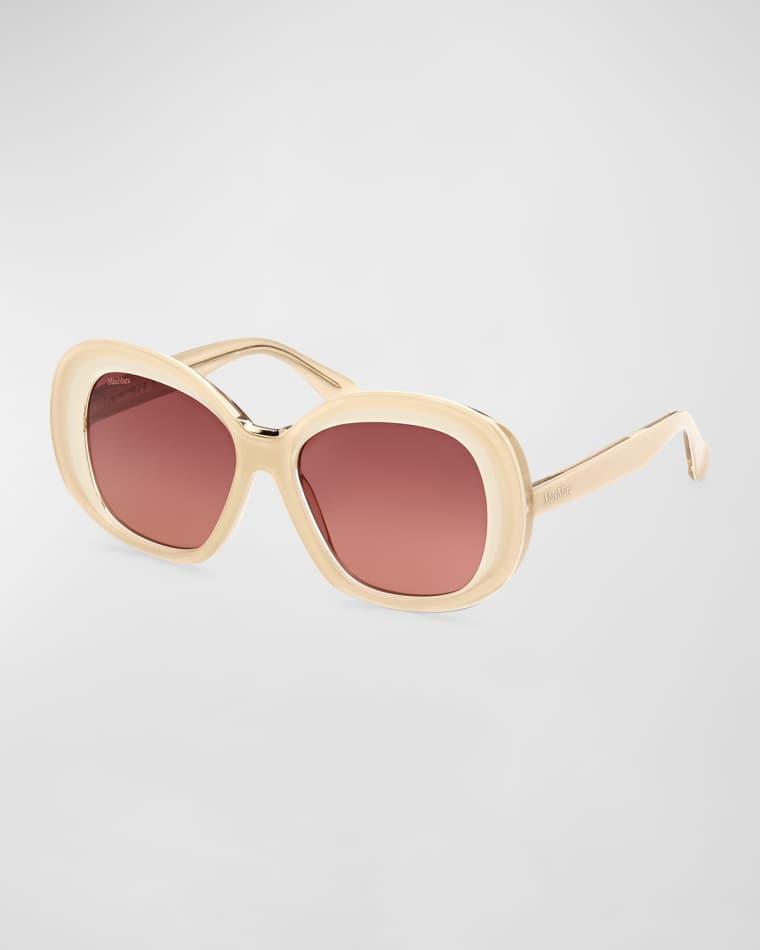 Edna Acetate Round Sunglasses by MAX MARA