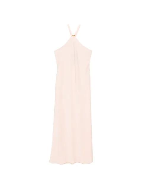 Eghiotto halterneck gold-tone hardware maxi dress by MAX MARA