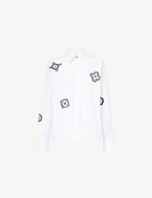 Embroidered Cotton Shirt by MAX MARA