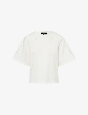 Embroidered Cotton Top by MAX MARA