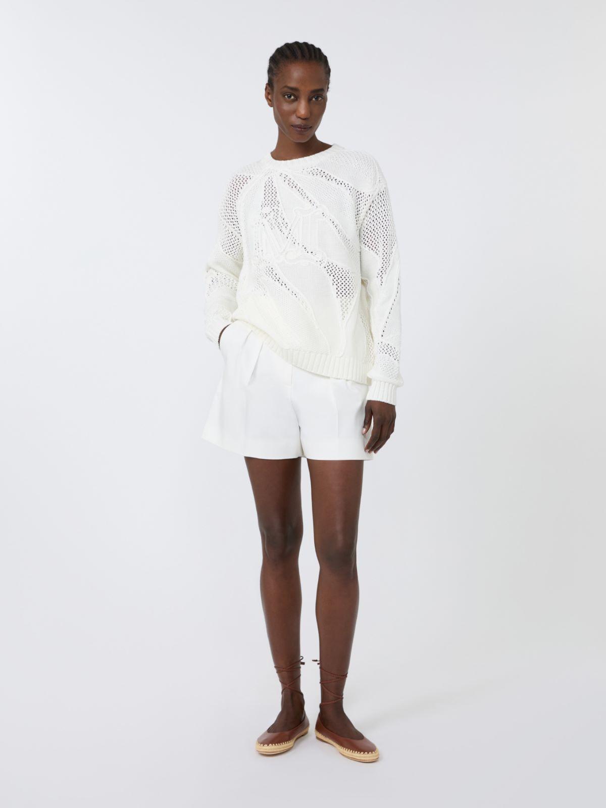 Embroidered cotton sweater by MAX MARA