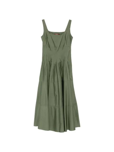 Feltre pleated tiered dress by MAX MARA