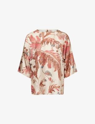 Filippo Floral-Print Silk Shirt by MAX MARA