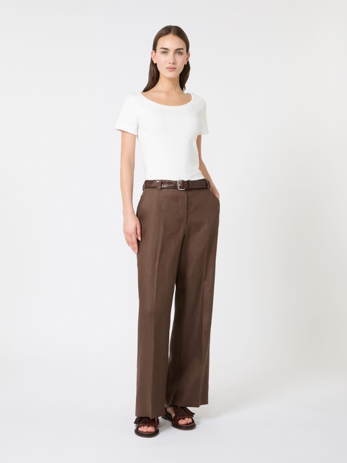 Fitted jersey top by MAX MARA