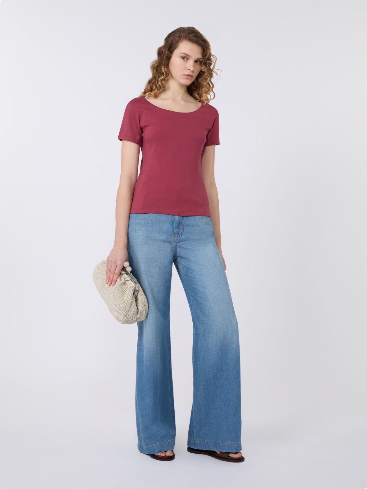 Fitted jersey top by MAX MARA