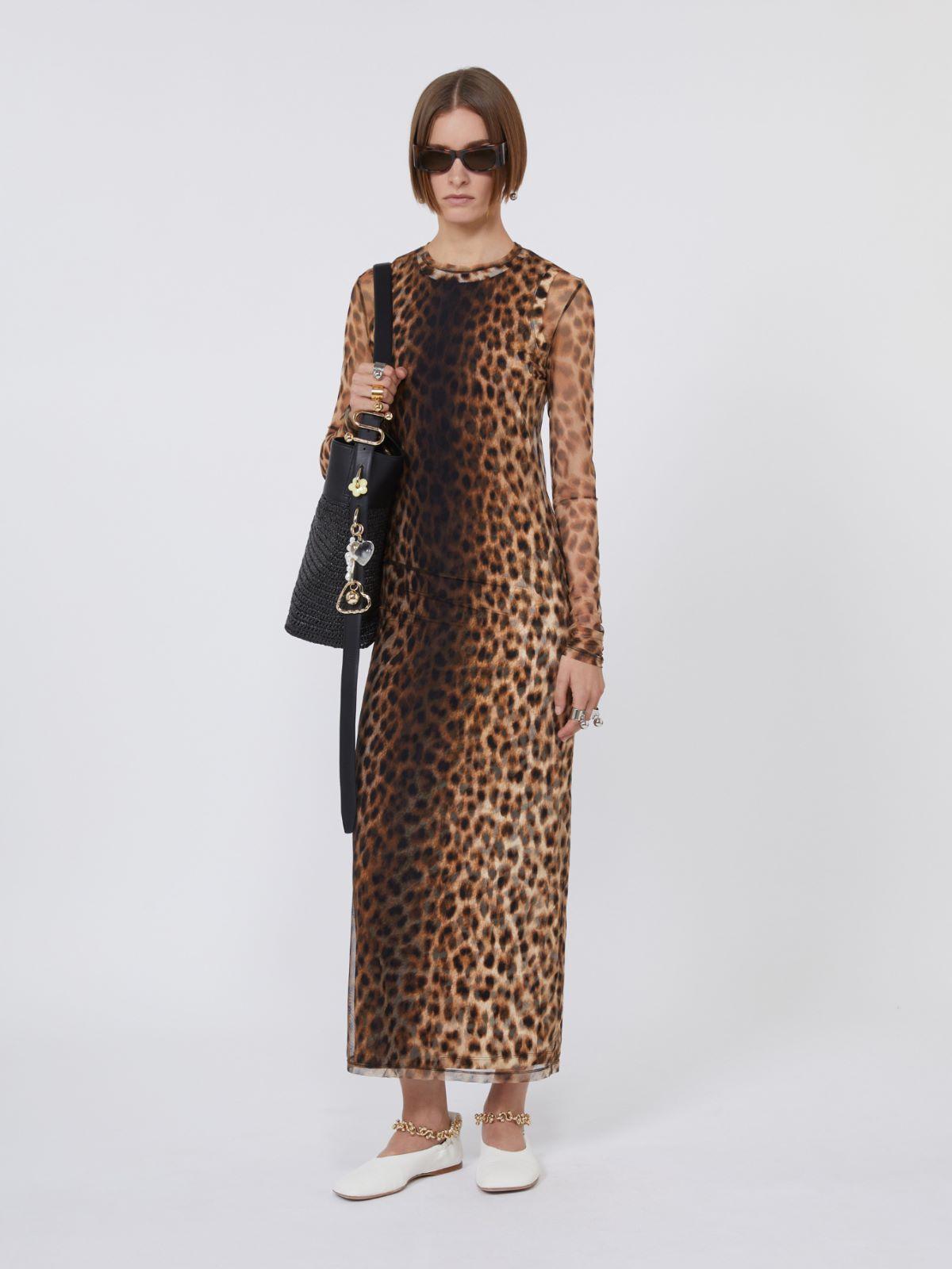 Fitted tulle jersey dress by MAX MARA