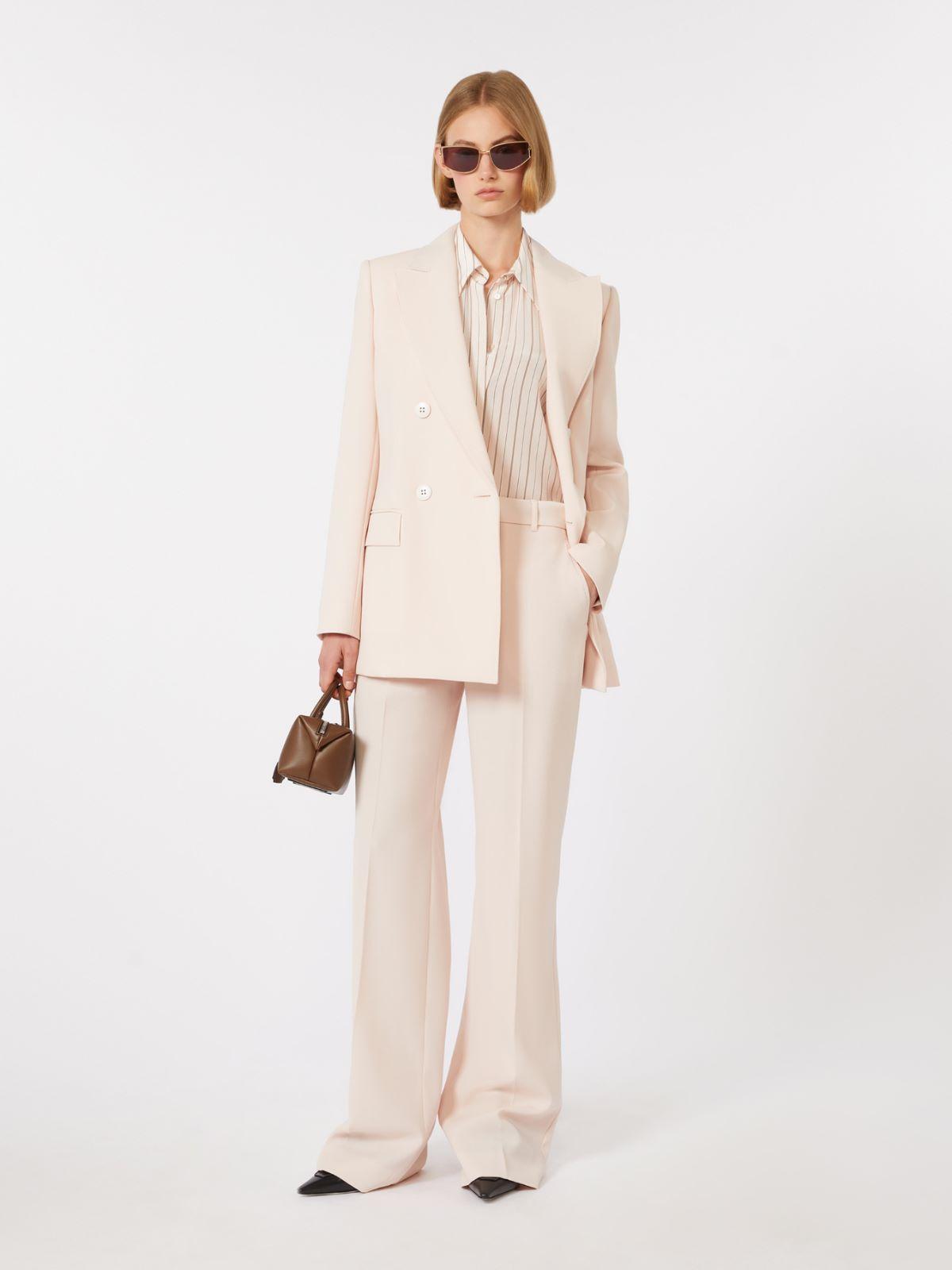 Fitted wool crepe blazer by MAX MARA