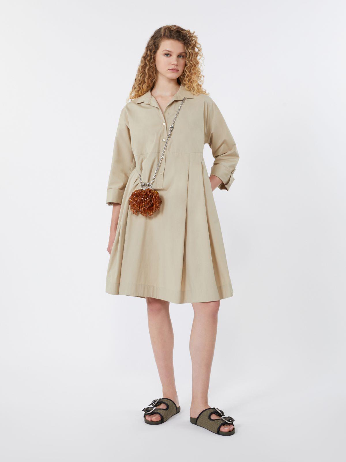 Flared cotton-poplin dress by MAX MARA