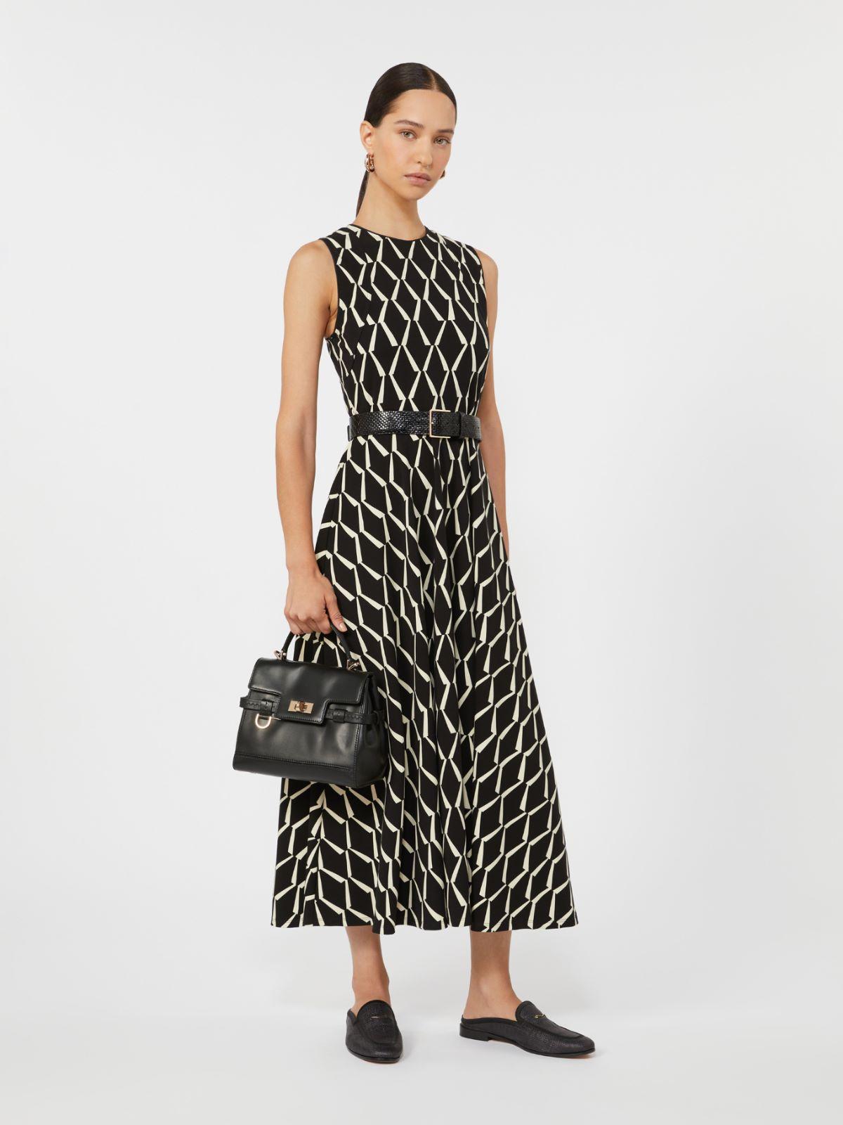 Flared dress in patterned jersey by MAX MARA