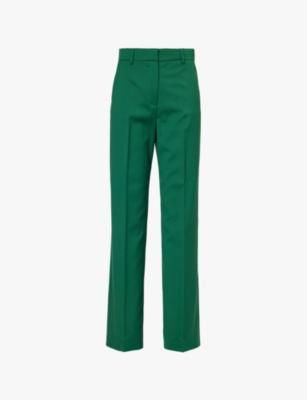 Flat Front wool trousers by MAX MARA