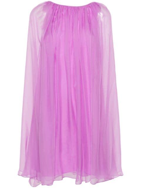 Footing chiffon mini dress by MAX MARA