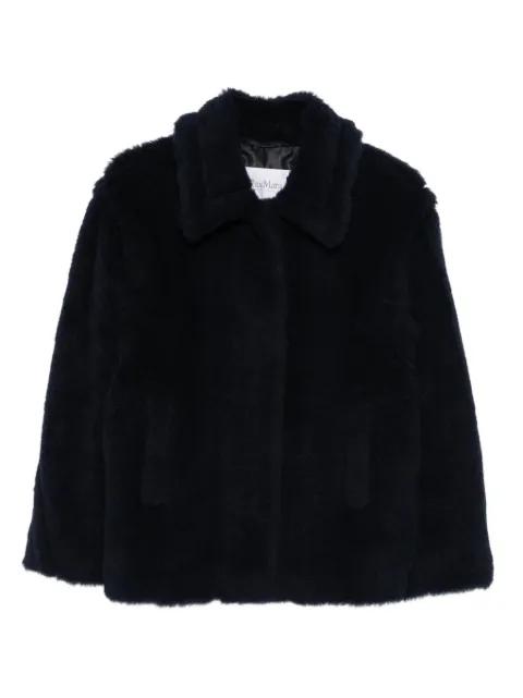 Fuggito teddy-textured jacket by MAX MARA