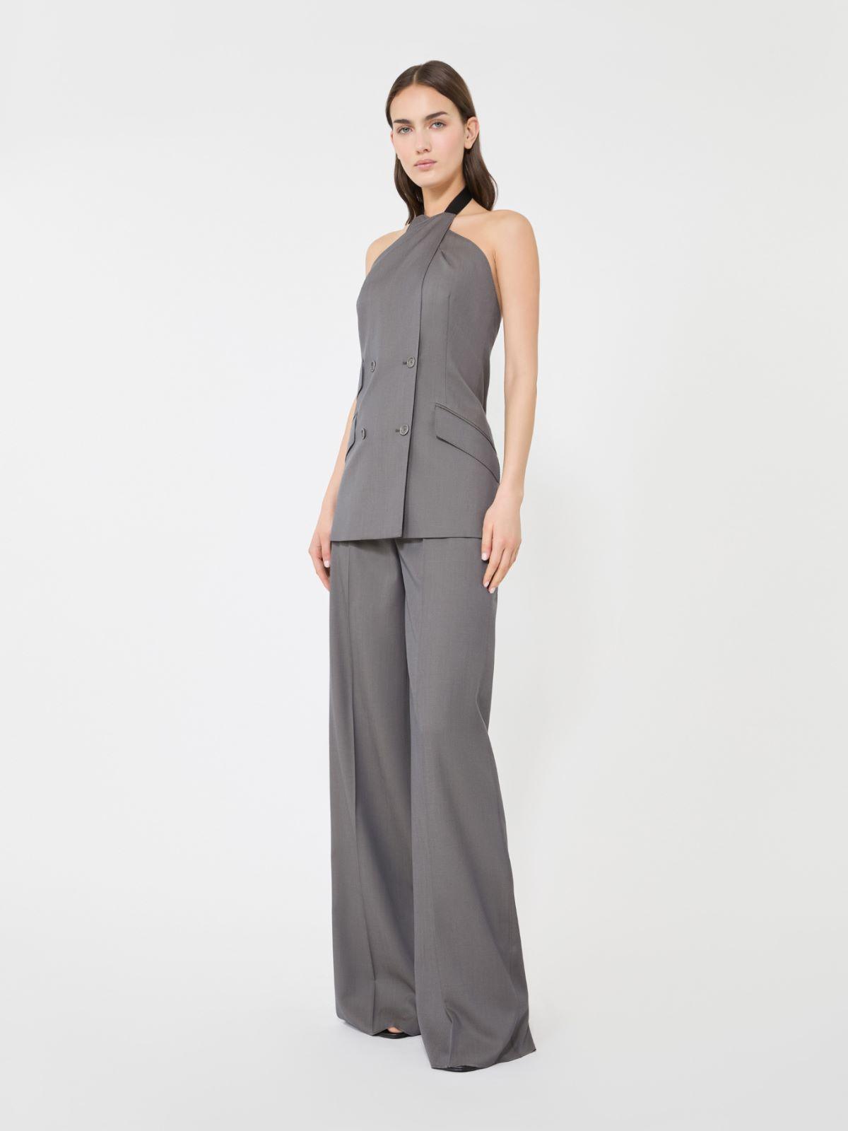 Gabardine wool trousers by MAX MARA