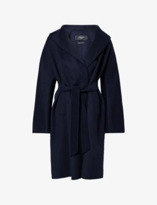 Galosce Notch-Lapels Wool-Blend Coat by MAX MARA