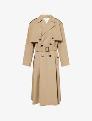 Giunchi Double-Breasted Cotton-Blend Trench Coat by MAX MARA