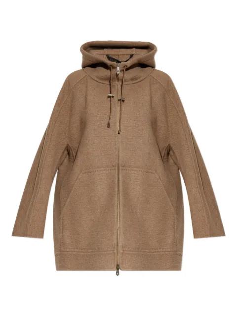 Gradi zip-up coat by MAX MARA