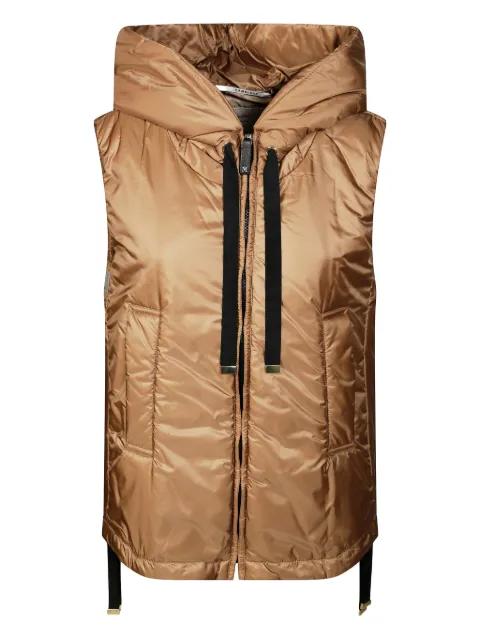 Greengo hoodied gilet by MAX MARA